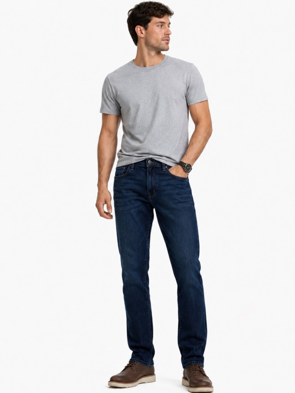 Urban Pipeline SuperFlex Men’s Slim Stretch Jeans Dark Wash 29x30